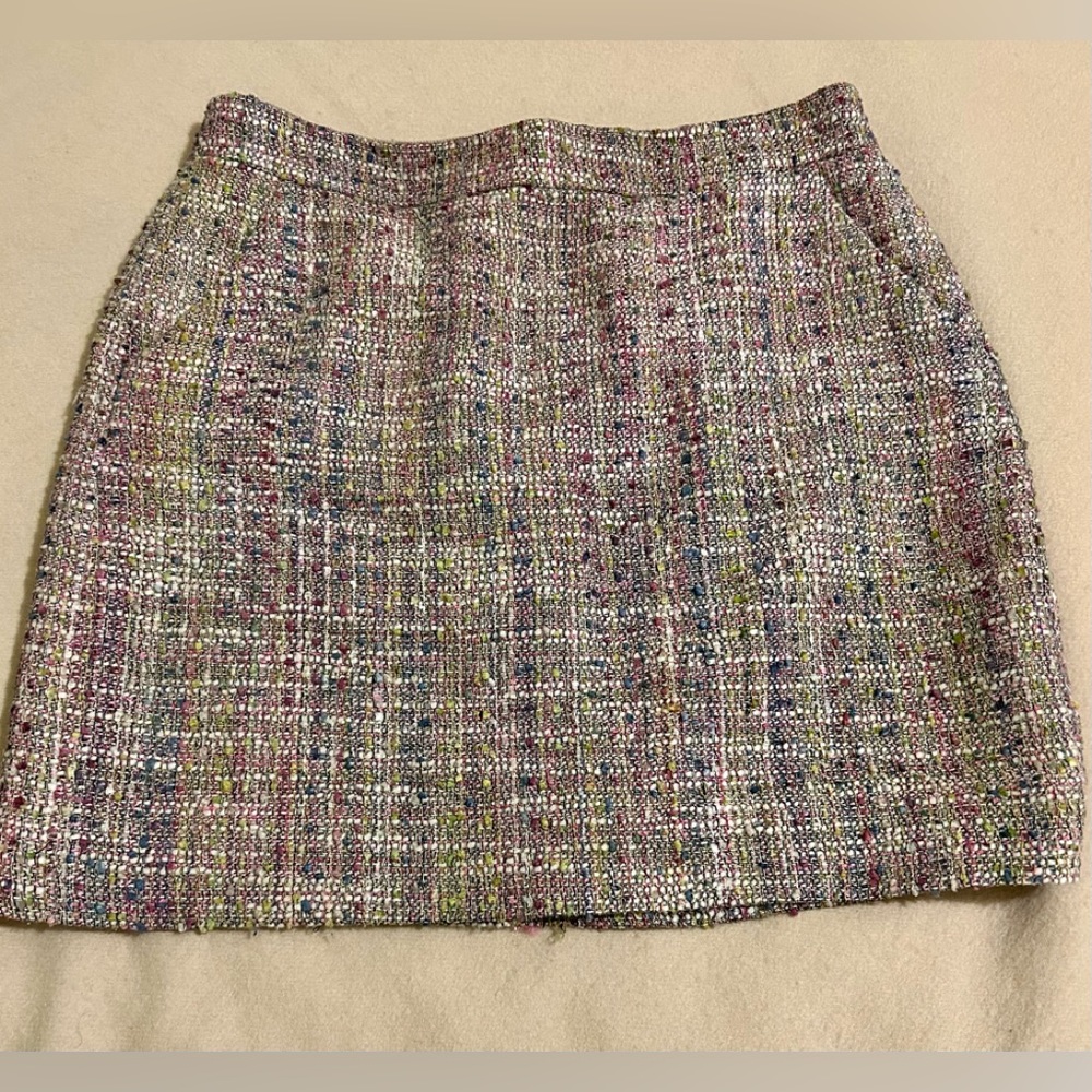 J.Crew Confetti Tweed Mini Skirt